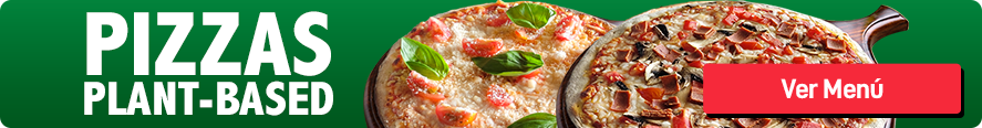 Pizzas Planta Based. Ver Menú